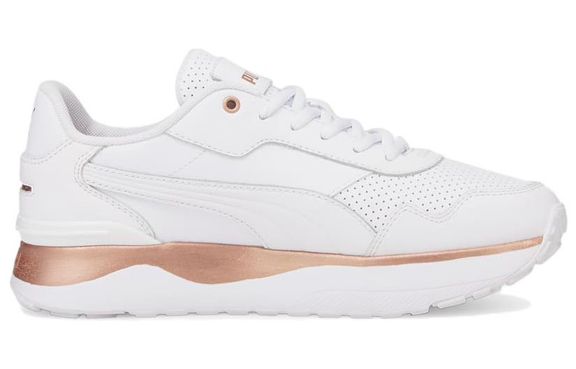 (WMNS) PUMA R78 Voyage Premium Leather 'White Rose Gold' 383838-03