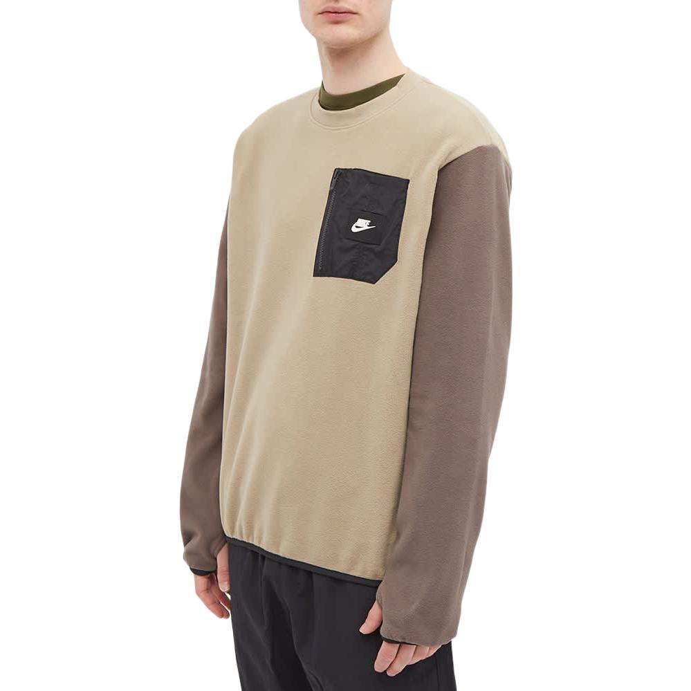 Nike Therma-FIT Fleece Sweatshirt Khaki DQ5104-247