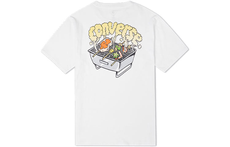 Converse Summer Cookout T-Shirt Asia Sizing 'White' 10021513-A01