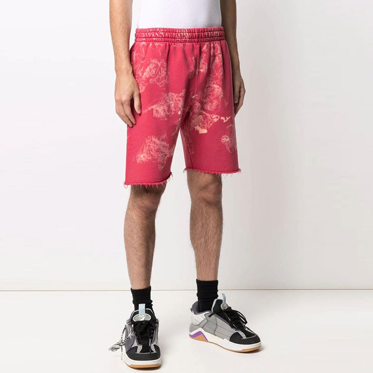 Men's Off-White SS21 Straight Sports Red Shorts OMCI006S21FLE0052501