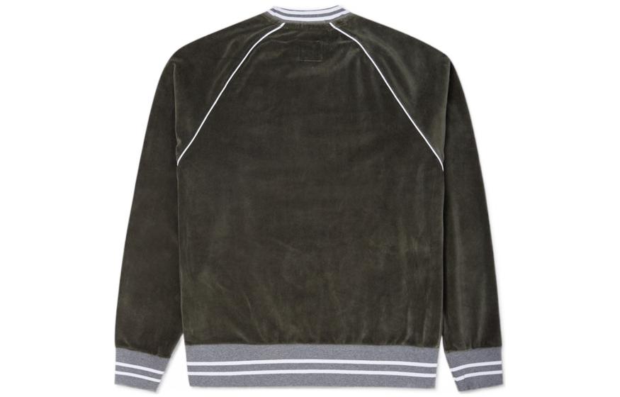 Converse x Todd Snyder Series Velour Po Crew Stripe Round Neck Pullover Couple Style 10023346-301