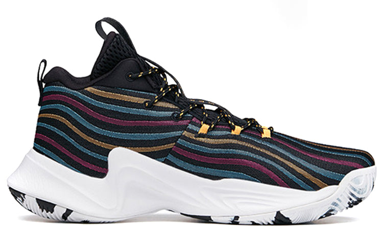 ANTA Basketball Series Sneakers Mid 'Black Multicolor' 14931601-6