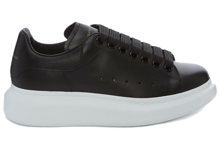 (WMNS) Alexander McQueen Oversized Sneaker 'Black' 462214WHGP01000