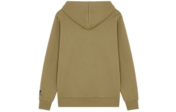New Balance Men's New Balance Casual Sports Hooded Pullover Long Sleeves Brown AMT14317-OV