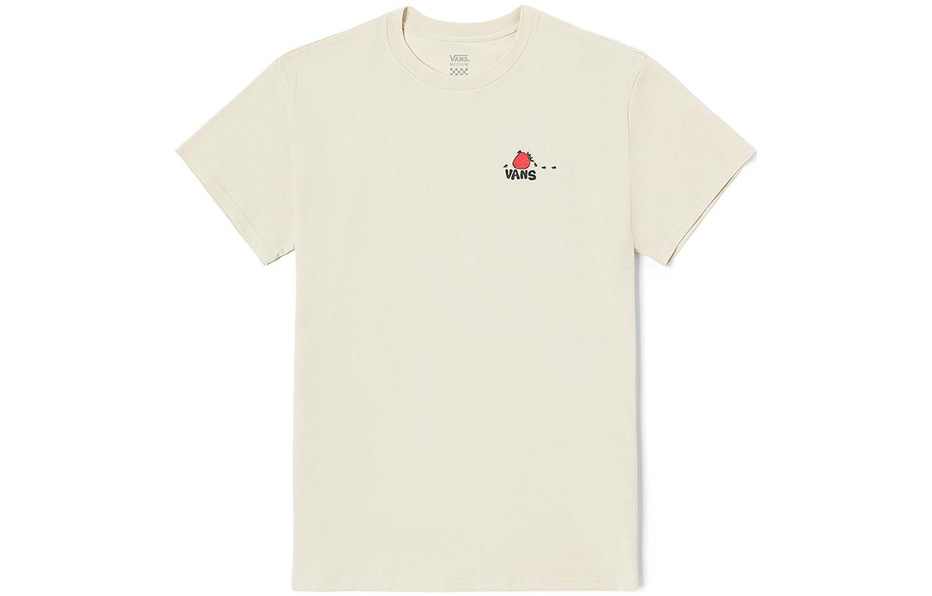 (WMNS) Vans Fruit Logo T-Shirt 'Beige' VN0008XY3KS