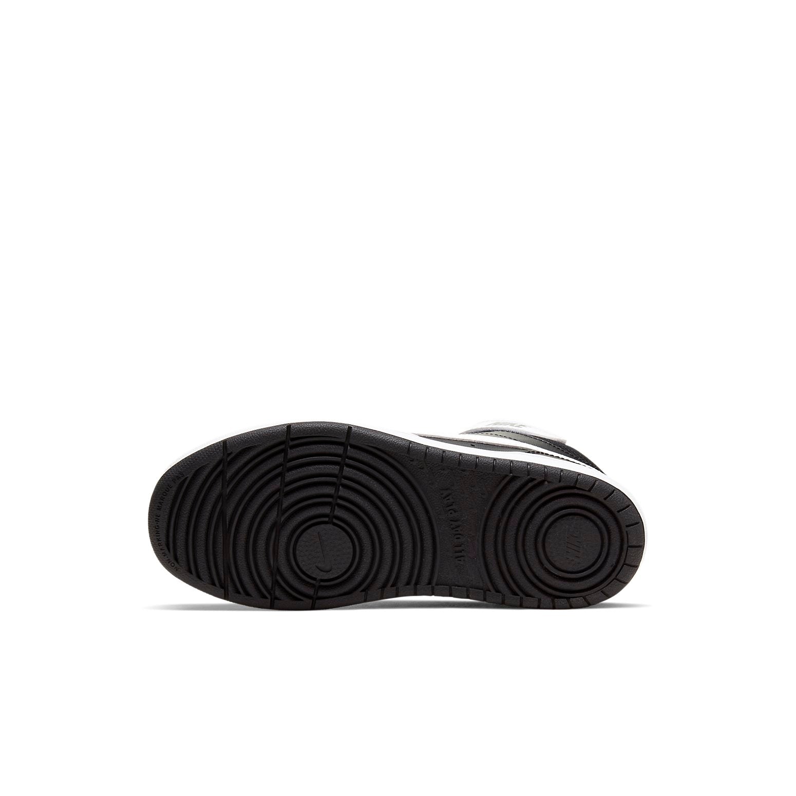 (PS) Nike Court Borough Mid 2 'Black White' CD7783-010