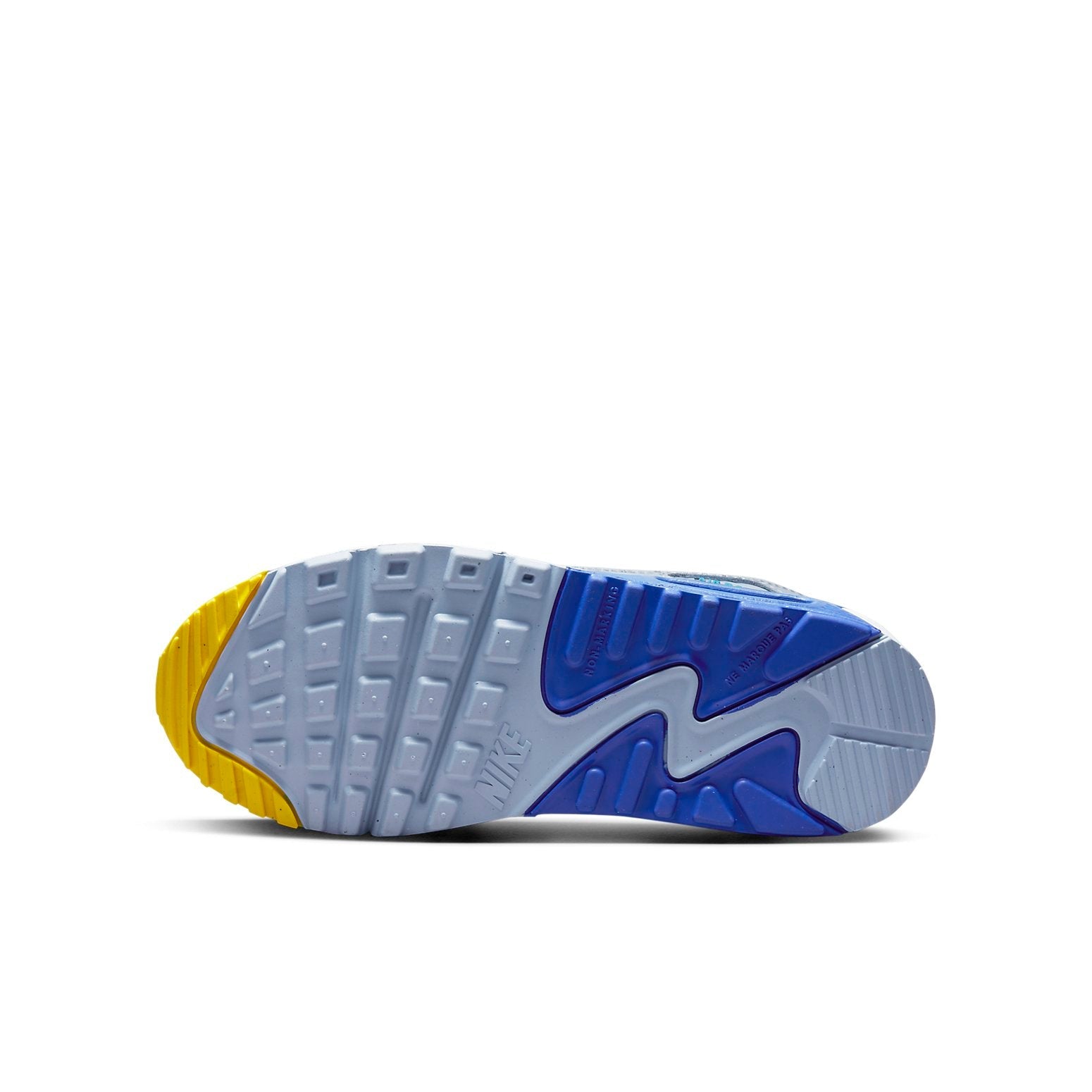 (GS) Nike Air Max 90 Leather 'White Blue Whisper' DV3607-101