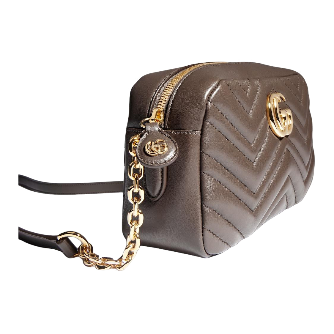 (WMNS) Gucci GG Marmont Small Camera Bag 'Dark Taupe' 855273-AAGVX-2818