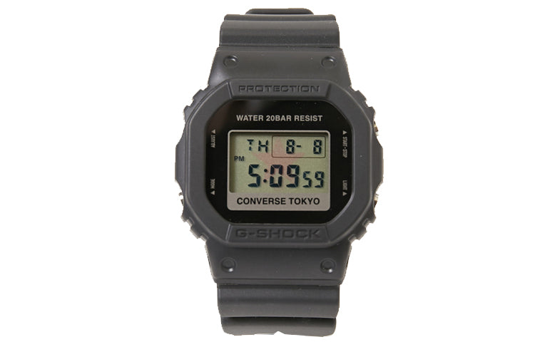 CASIO G-Shock Square 'Black' DW-5600E-CONVERSE