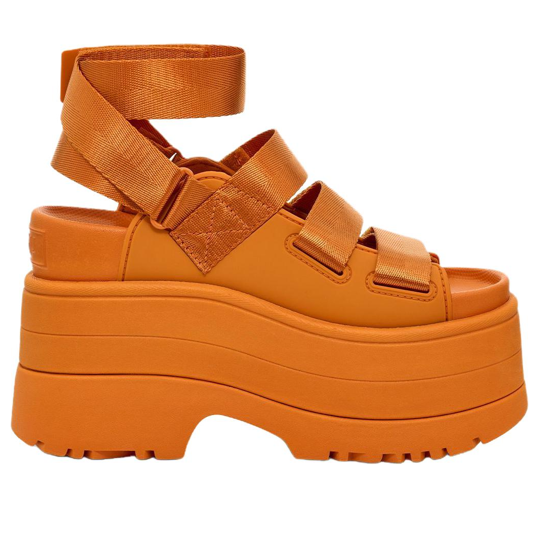 (WMNS) UGG GoldenRise Platform Sandals 'Dark Apricot' 1167431-DCT