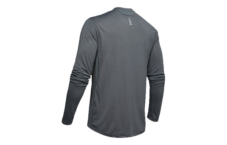 Men's Under Armour Mesh Running Long Sleeves Gray 1326584-012