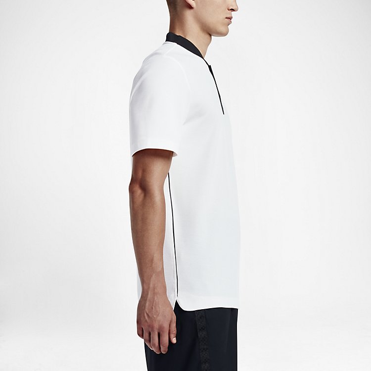 Nike Court Polo Shirt 'White Black' 743996-100
