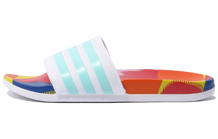 adidas Adilette Comfort Slide 'White Clear Aqua' GX7220
