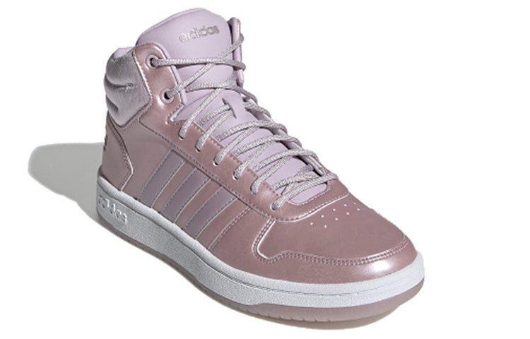 (WMNS) adidas HOOPS 2.0 MID 'Purple Pink' EF0121