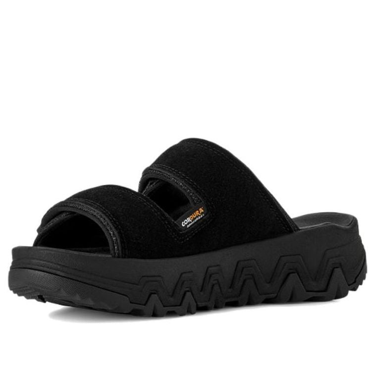 (WMNS) UGG CapTrail Strap Slide 'Black' 1167497-BLK
