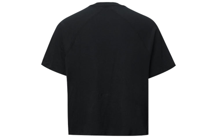 Converse Shapes Triangle Raglan T-Shirt Asia Sizing 'Black' 10020766-A02