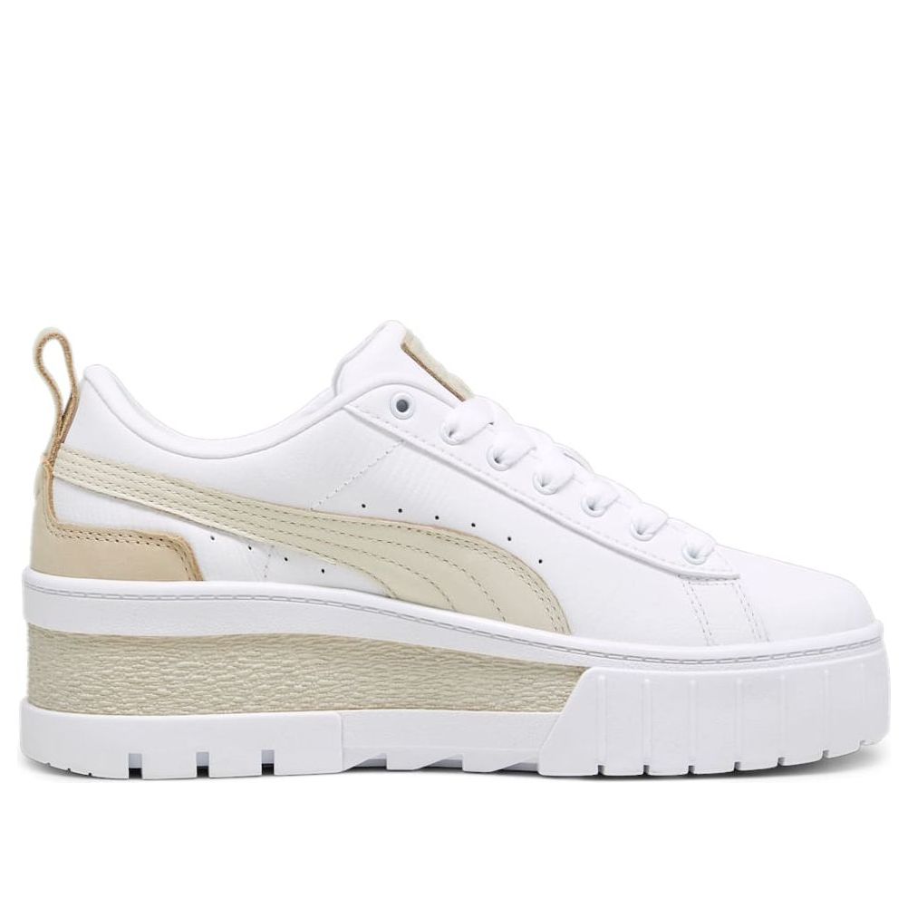 (WMNS) PUMA Mayze Wedge Lux 'White Khaki' 393090-01
