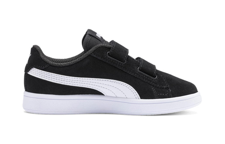 (PS) PUMA Smash v2 Casual Sneakers Black/White 365177-01