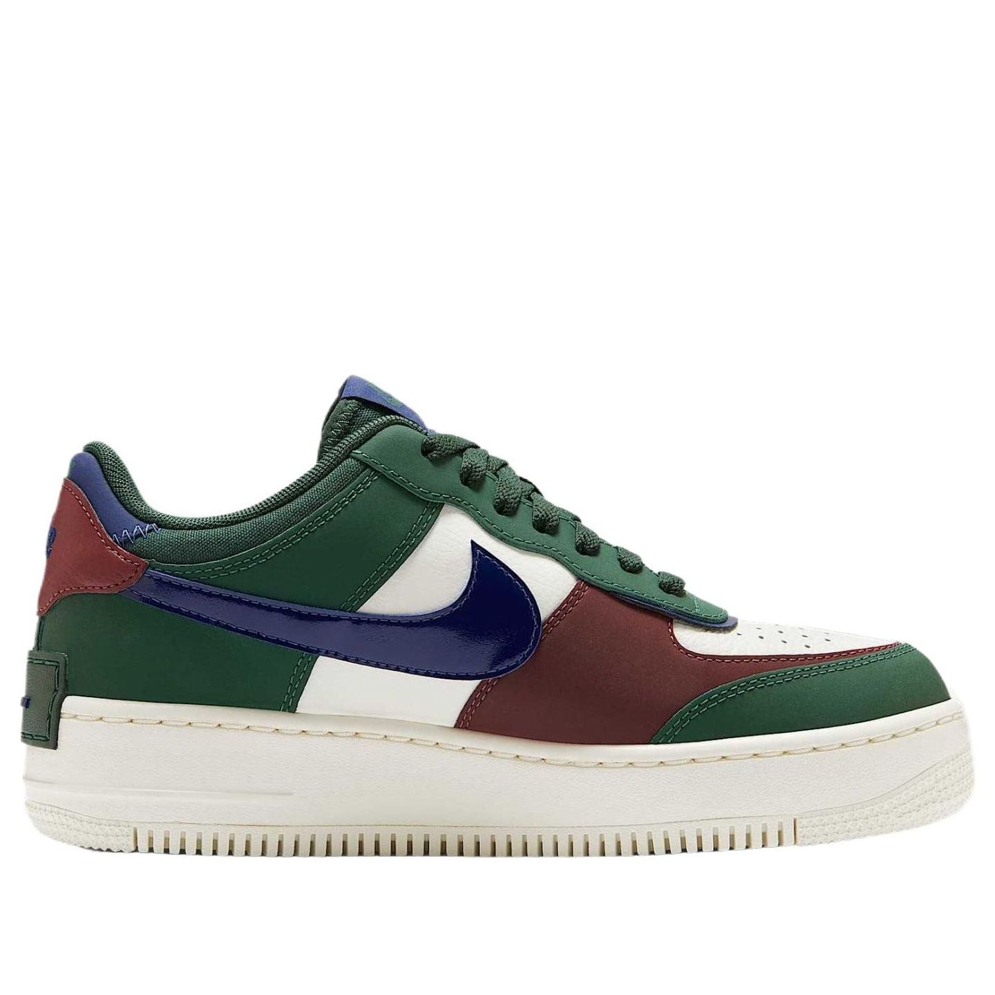 (WMNS) Nike Air Force 1 Shadow 'Fir Dark Team Red Sail' DZ1847-300