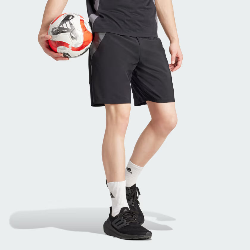 adidas Tiro 24 Shorts Asia Sizing 'Black White' IR9376