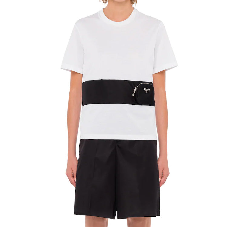 PRADA Knit Short Sleeve White 135684-1XBH-F0964-S-202