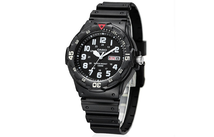 CASIO Sports Waterproof Shockproof Mens Black Analog MRW-200H-1B