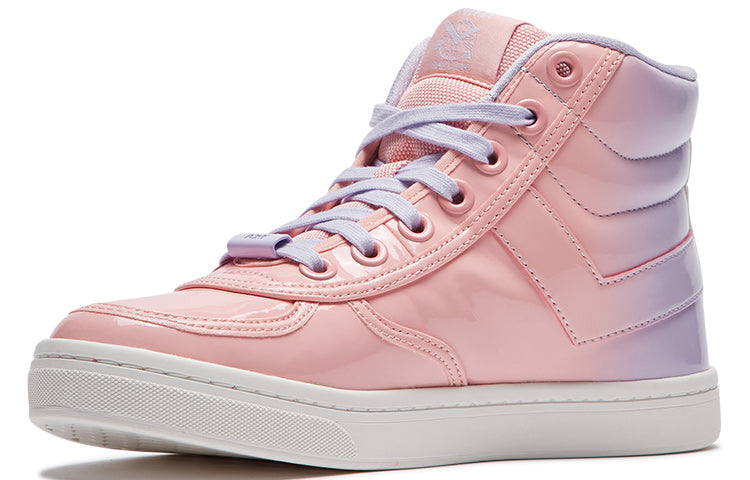 (WMNS) PONY High Skateboard Shoes Pink/Red 01W1SL01PK