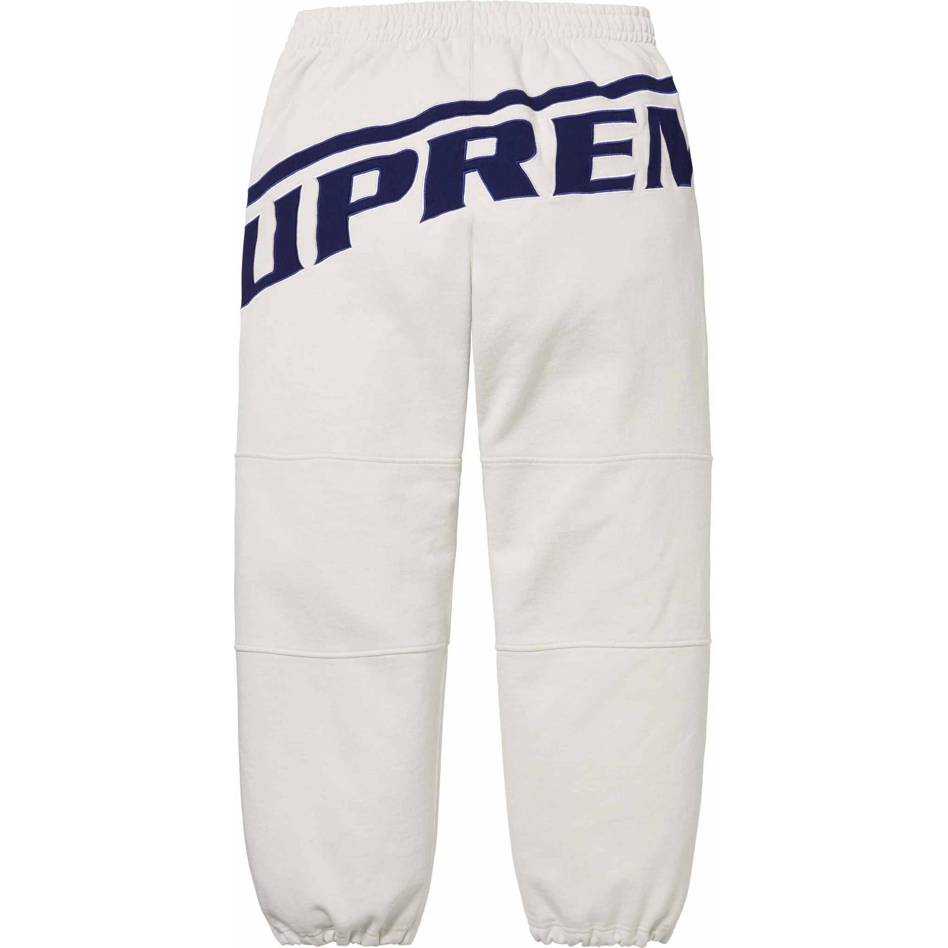 Supreme Wrapped Sweatpants 'White Black' SUP-SS24-182