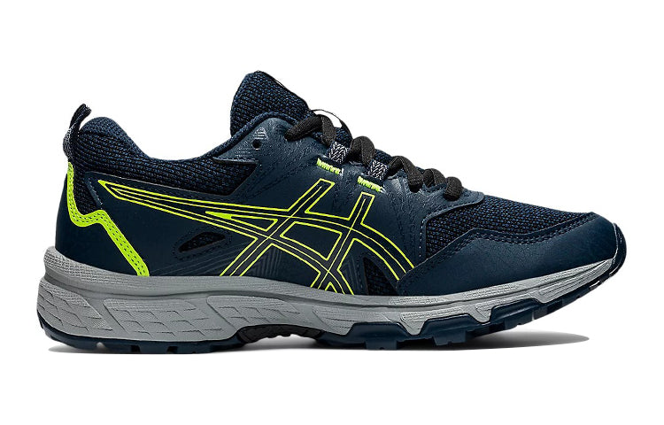 (GS) ASICS Gel-Venture 8 'French Blue Hazard Green' 1014A141-406