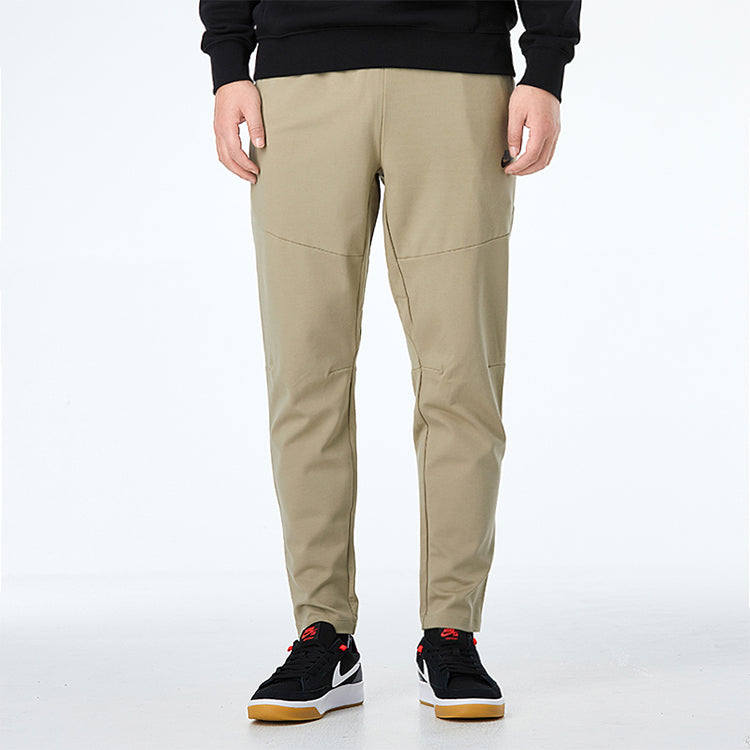 Nike Sportswear Solid Color Woven Sports Pants Khaki CU4482-342