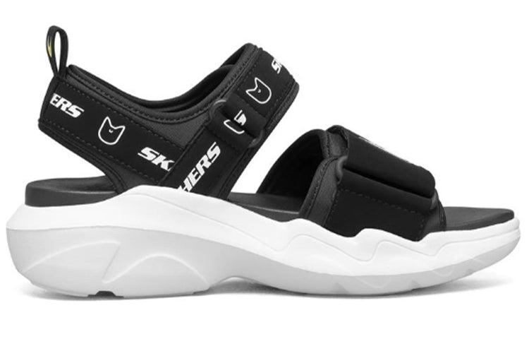 (WMNS) Skechers Dlt-A Luna Sandals Black 66666293-BLK