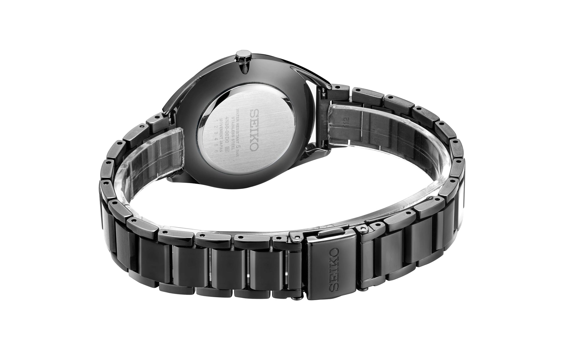 SEIKO Japan Small waterproof Minimalistic quartz Black SWR035P1
