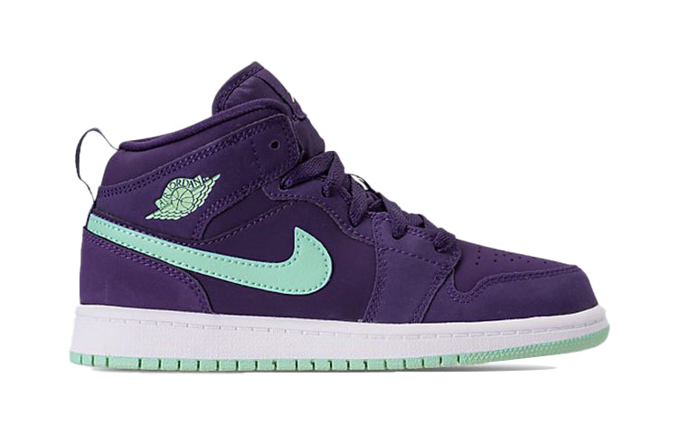 (PS) Air Jordan 1 Mid 'Ink Emerald Rise' 640737-501