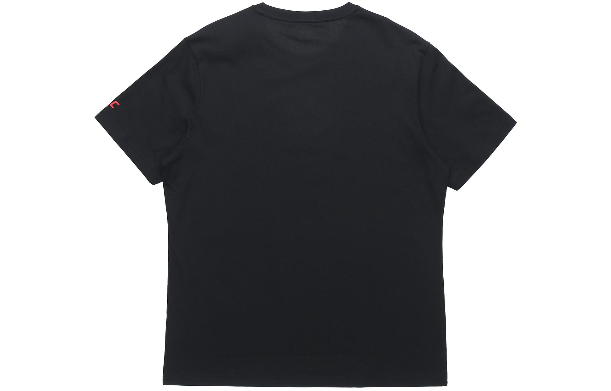 Li-Ning Box Logo T-shirt 'Black Red' AHSR665-1