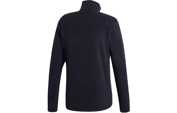 adidas Tivid Fl Jkt Suede Stay Warm Sports Stand Collar Jacket Blue CY8708