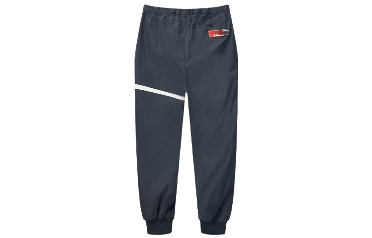 FILA x 3.1 Phillip Lim Crossover Contrasting Colors Belt Woven Sports Pants Blue F11M026806F-NV