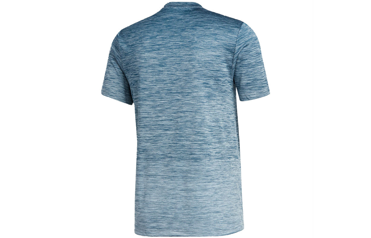 adidas Gradient Sports Quick Dry Round Neck Short Sleeve Blue GC8412