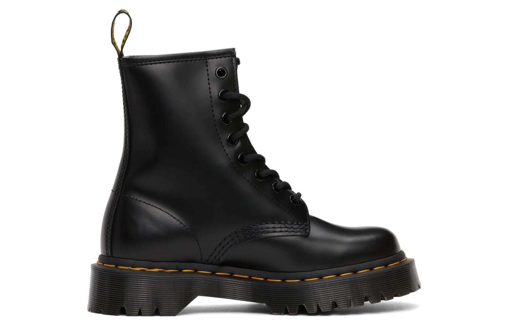 Dr. Martens 1460 Bex Smooth Leather Platform Boot 'Black' 25345001