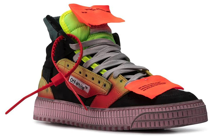 (WMNS) Off-White Off-Court 3.0 'Black Yellow' OWIA112R208001171088