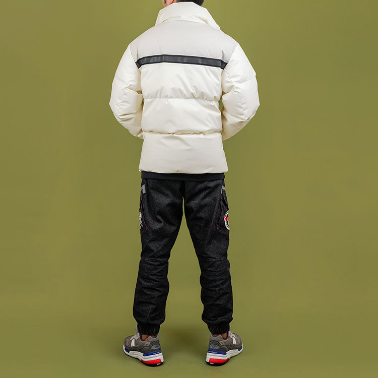 New Balance Winter Windproof Outdoor Down Jacket Asia Sizing 'White Black' NPA44013-IV