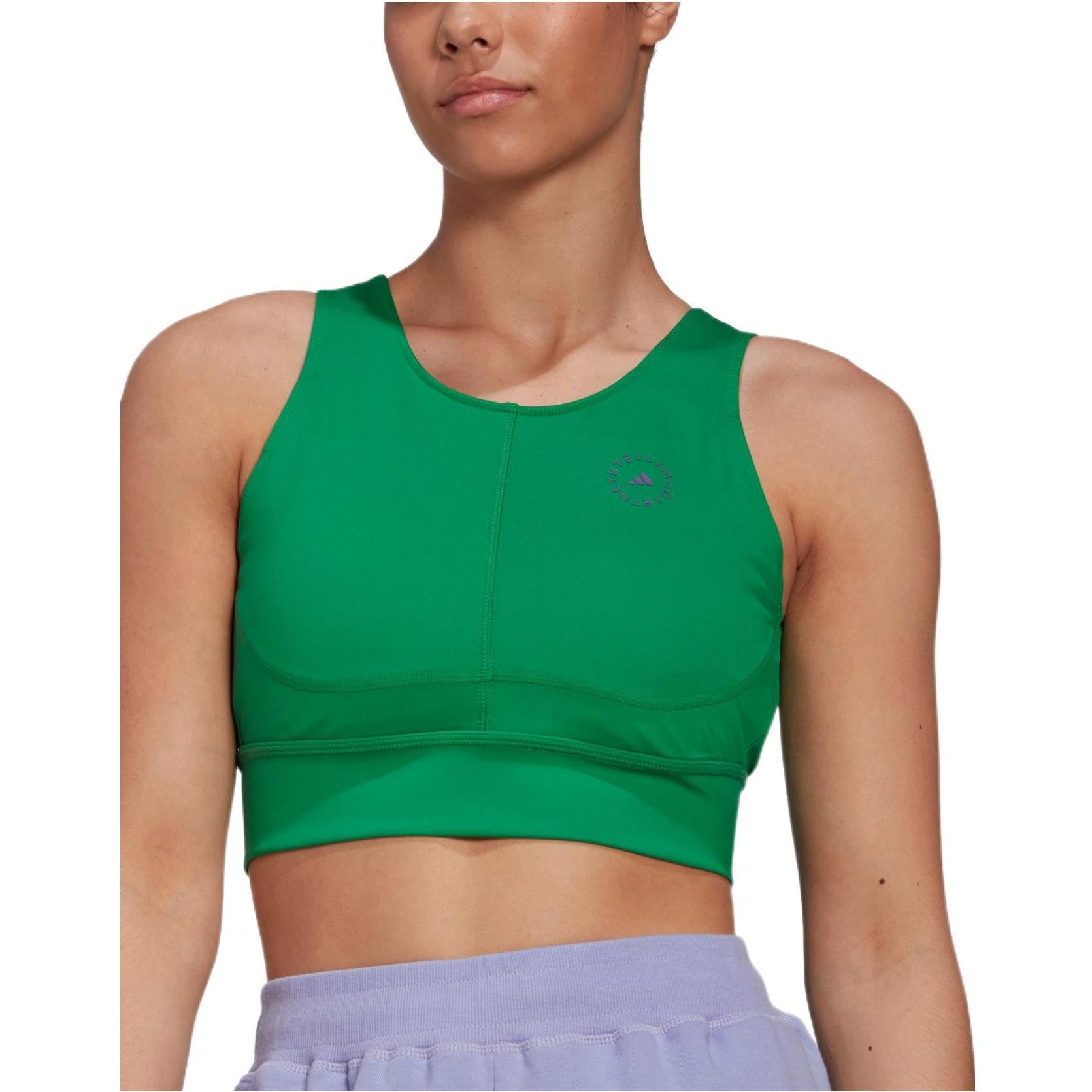 (WMNS) adidas by Stella McCartney TruePurpose Training Crop Top Asia Sizing 'Green' HI6032