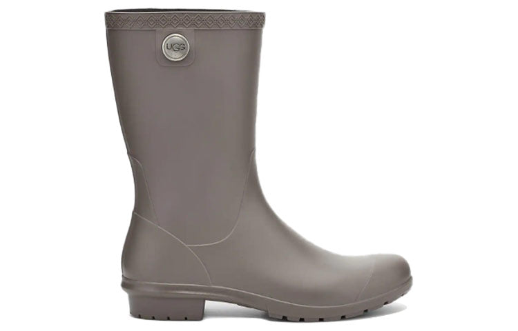 (WMNS) UGG Sienna Matte Rain Boot Gray 1100510-CHRC