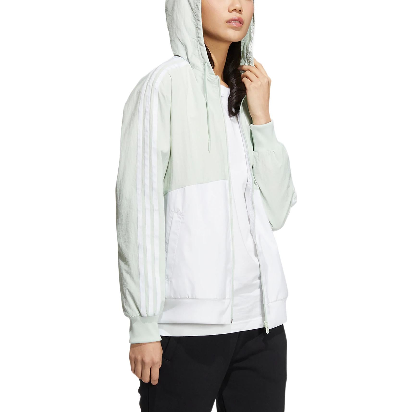 (WMNS) adidas Essentials Woven Jacket Asia Sizing 'White' HM2000