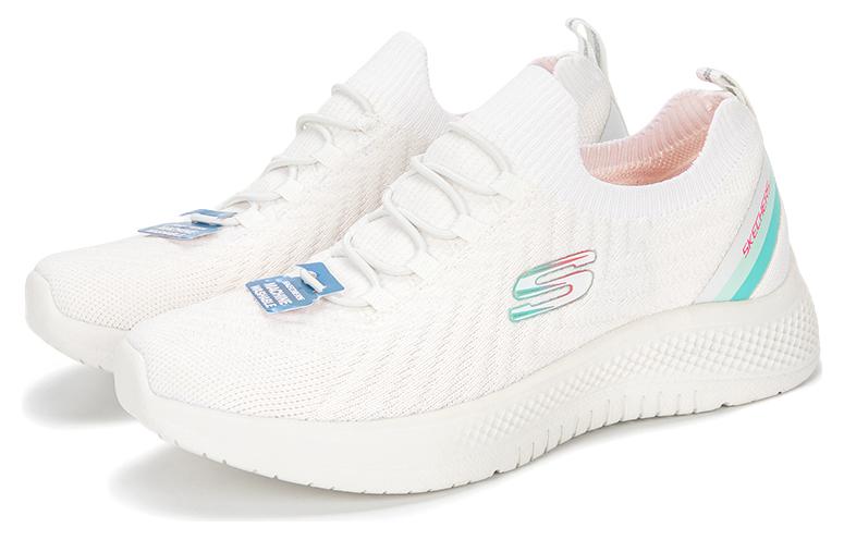 (WMNS) Skechers Thats Fresh 'White Mint Green' 8750049-WHT