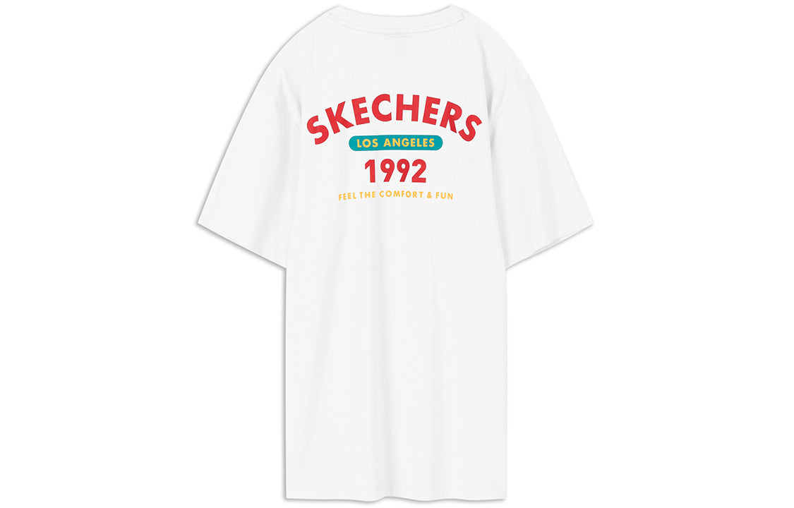 Skechers Graphic Tee 'White Blue Red' L220M053-0019