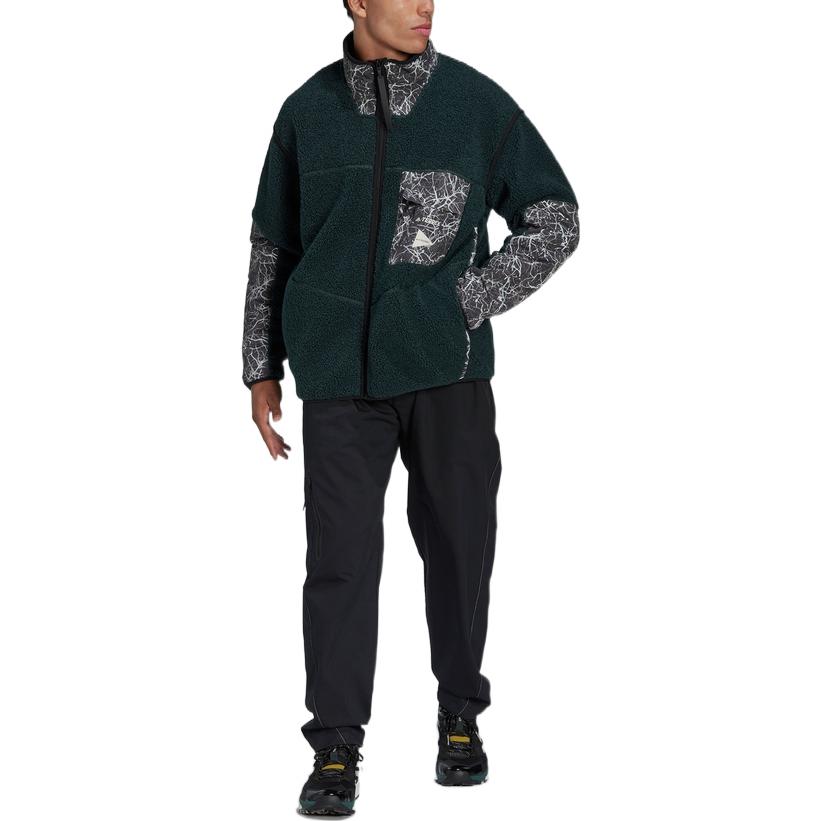 adidas Terrex x and Wander Graphic Hoodie 'Pulse Olive' HN9637