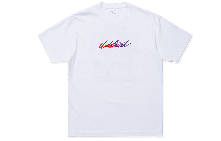 UNDEFEATED Dunk Tee White Letter Applique Tee Unisex White 80094-WHITE