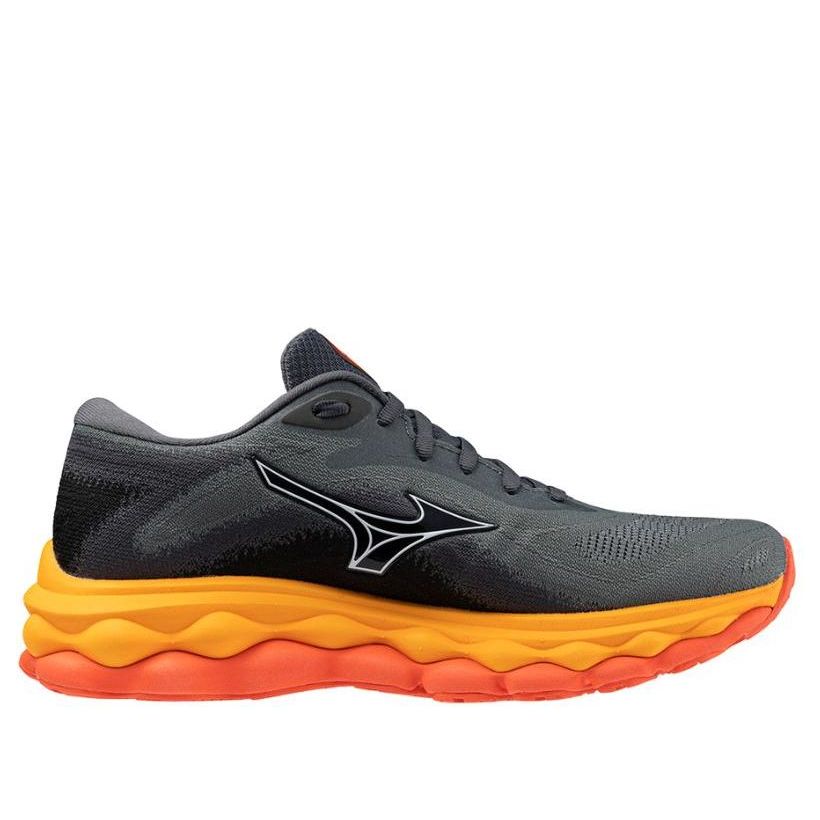 (WMNS) Mizuno Wave Sky 7 'Grey Orange' J1GD230271