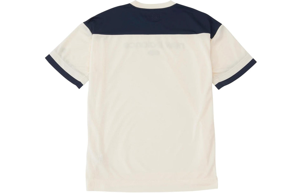 New Balance Linear Logo Honeycomb Mesh T-shirt Asia Sizing 'Sea Salt' AMT45072-SST