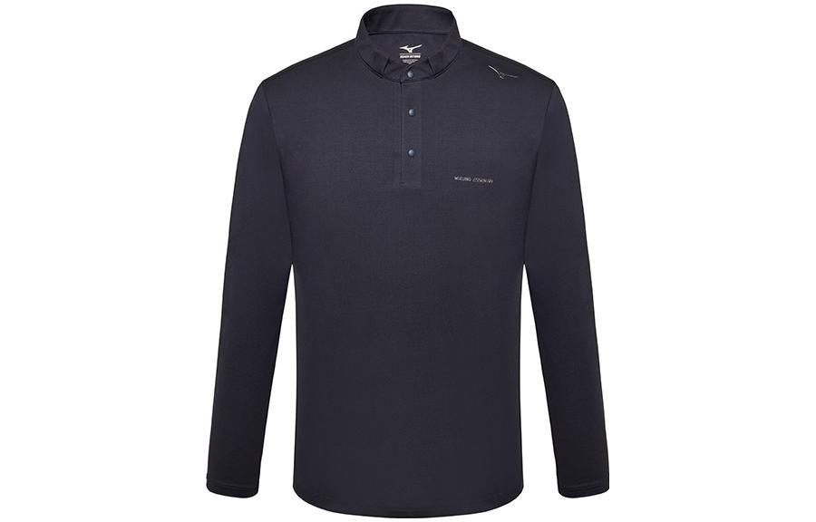 Mizuno Essential Long Sleeve Polo Shirt 'Black' K2CA34A2